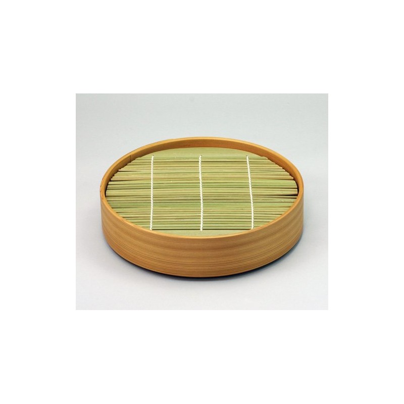 Buckwheat Plate, Single Item, Akita Cedar, Odate Kogeisha