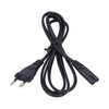 Zerodis EU Standard 250V 2.5A 1.5M 2 Pin Power Cord