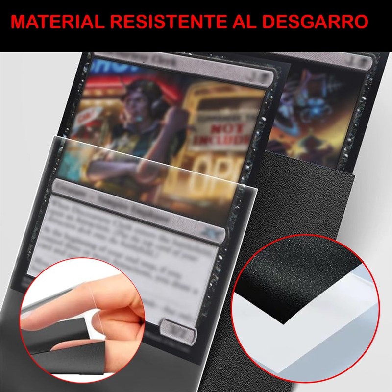 Funda Protectora De Cartas Tarjetas 200pcs, Card Sleeves Mica 66cm