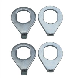 Ruiwaer 4PCS M10 Bicycle Hub Safety Washer Bike Wheel Hub Hook Washer Gasket Front Rear Wheel Retaining Clip Hook