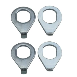 Ruiwaer 4PCS M10 Bicycle Hub Safety Washer Bike Wheel Hub Hook Washer Gasket Front Rear Wheel Retaining Clip Hook