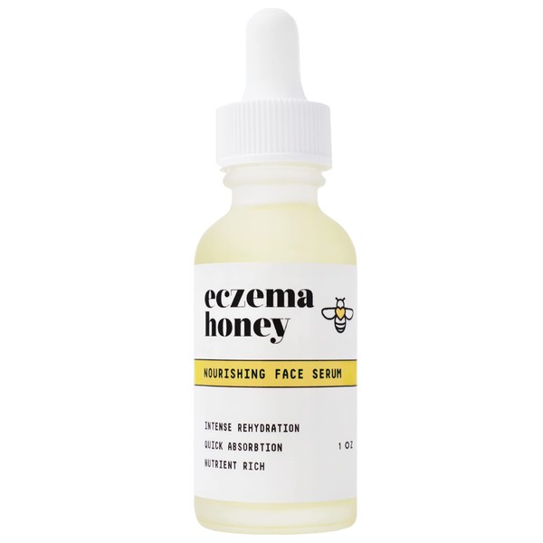 ECZEMA HONEY Nourishing Face Serum - Daily Hydrating Serum - Face Oil for Eczema, Dry & Sensitive Skin (1 Oz)