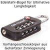 OW-Travel Combination Lock 4 Digit Suitcase Lock Padlock Luggage Lock