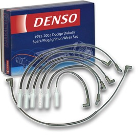 Denso Spark Plug Ignition Wires Set for Dodge Dakota 3.9L V6 1992-2003 Tune Up Kit