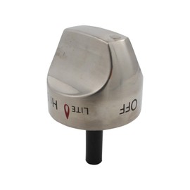 UpStart Components Replacement Control Knob Assembly WB03K10265 Stainless Steel for General Electric CGS990SET2SS Range
