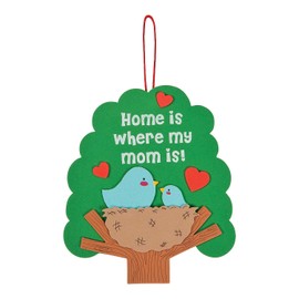 Home Is Where My Mom Is Sign Craft Kit - Makes 12 - Mother's Day Crafts for Kids and Fun Home Activities