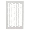 Delux Arts Honeycomb Stencil, Reusable, Washable, and Durable Polyester Plastic
