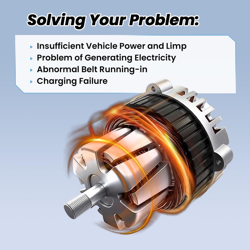 FuseRish A5TL0491 150A Alternator Compatible with Mazda 3 2014-2018 2.0L