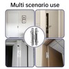 6" 2 pcs Hidden Hinges for Doors Invisible Hinges Concealed