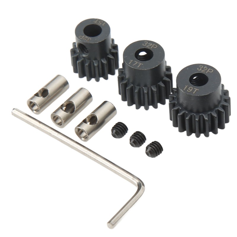 RC Metal Spur Gear Set Motor Pinion Gears Kit 52T