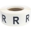 Letter R Inventory Labels .75 Inch Round Circle Dots 500