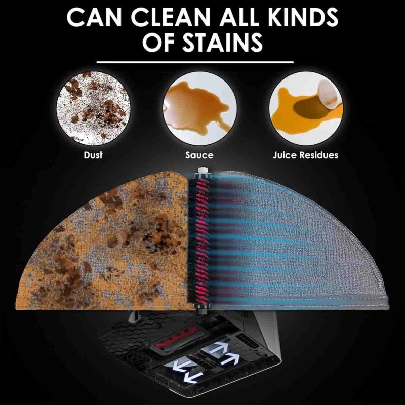 For Roborock 3 Pack High-Speed Cleaning Brush for roborock S8