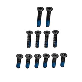 Gintai 12pcs Screw Set for Asus TUF Gaming FA707 FX707 Laptop Case Base Bracket Computer Background Background Replacement Screws for PC