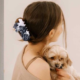 Dog Hair Claw Clips for Women, Fun Acetate Animal Hair Clips Cute Dachshunds Border Collie Dog Hair Barrettes Cat Pet Hair Accessory Dog Lovers Gifts