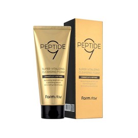 Farmstay 팜스테이 펩타이드9 슈퍼 바이탈라이징 클렌징폼 180ml Farmstay Peptide9 Super Revitalizing Cleansing Foam 180ml