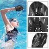 Pamtns 1 Pair Hand Paddles Swimming Unisex Adult Swimming Training