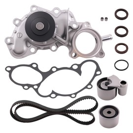 Engine Timing Belt Kit with Water Pump Compatible with Toyota Tacoma 4Runner Tundra T100 1995-2004 3.4L 1350362040