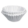 Basket Filters for Drip Coffeemakers, 10 to 12-Cups, White, 200