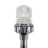 24" Long Marine Stern Light Stainless Steel Tubing BA15D Bulb