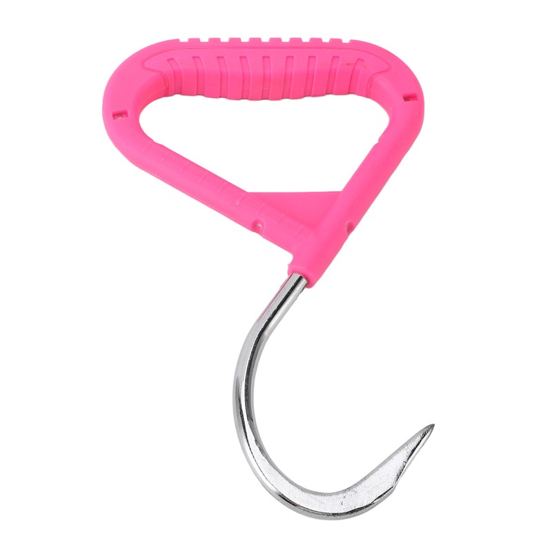 Pulp Hook Chrome Plated Steel Single Handed Comfortable Grip Log