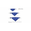 Dog Collar, 3 Pack Dog Bandana &Adjustable Buckle