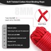 TNTAIAHL Soft Cotton Rope - 2 Pack 10M/32Ft Cotton Cord