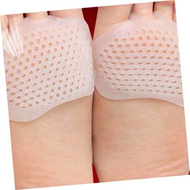 ORFOFE 12pcs Forefoot Insoles Metatarsal Sleeve Pads for High Heels Relief Comfortable Foot Supports for Cushioning Alleviates Friction and Discomfort White