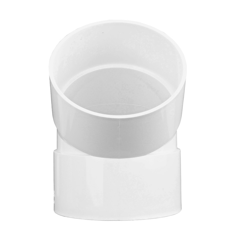 NDS 6P03 PVC 45-Degree Elbow, 6-Inch, for Hub X Hub