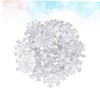 Vaguelly Snowflake Wall Sticker Decals 200pcs Fluorescent Snowflake Decals Easy