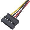 Audio Fan Serial ATA Power Converter Cable SATA Power Supply