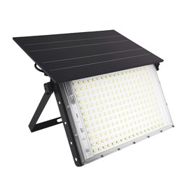 JUMGUN Solar Flood Lights Outdoor Dusk to Dawn, with Adjustable Angle Solar Powered Security Lights, IP65 Waterproof Bright LED Wall Light for Yard Garage Patio Fence Driveway Garden Entryway