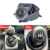 Manual Gear Shift Knob 5 Speed with Black Leather Boot