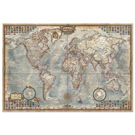 4,000 Piece Puzzle - The World Map