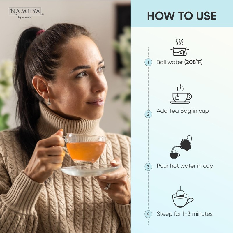 NAMHYA Liver Cleanse Tea with Harad Milk Thistle with goodness