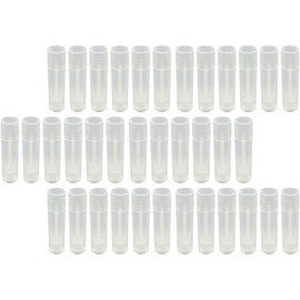 Tubo de Bálsamo Labial Rellenable 5g, 60 Piezas, Pp Pet