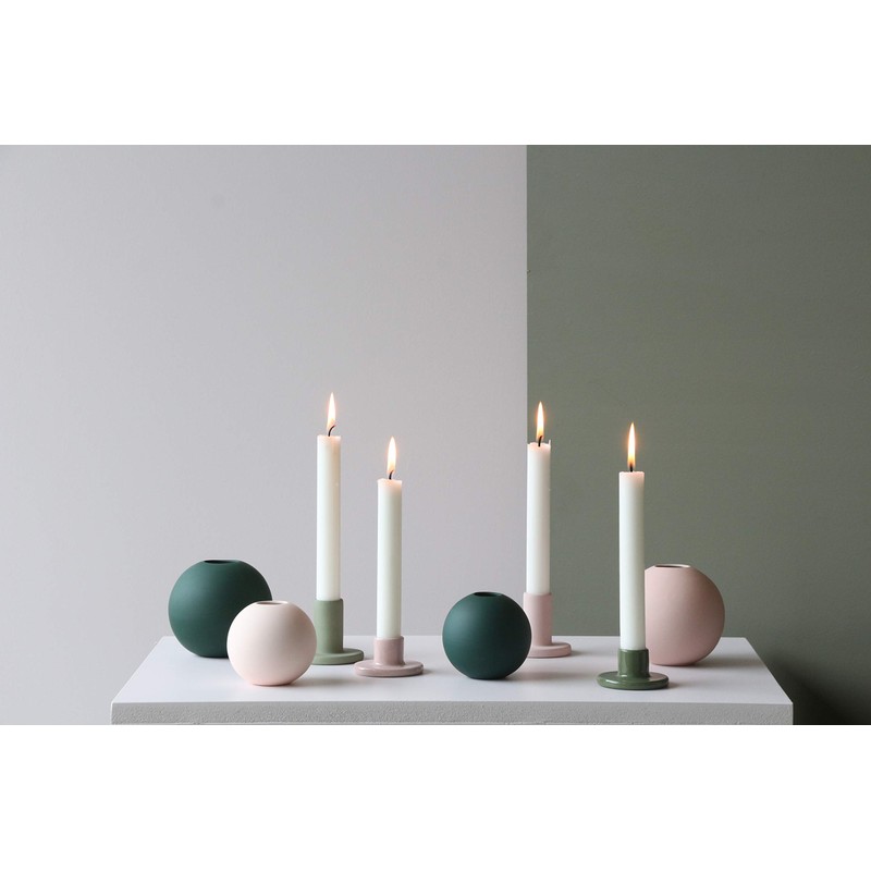 Cooee Design Ball Vase 8cm Dark Green