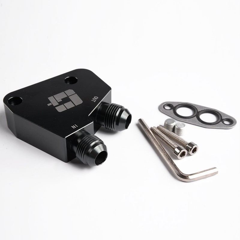 G-PLUS 19 Row GM Aluminum Engine Transmission Oil Cooler Kit