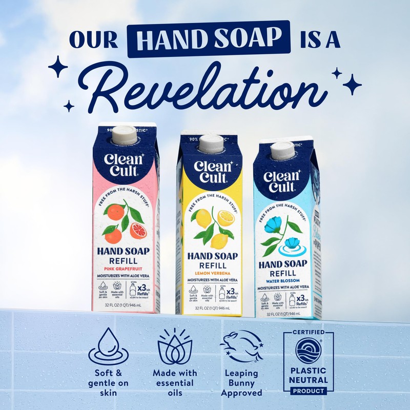 Cleancult Liquid Hand Soap Refill - Wild Lavender - Moisturizes