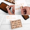 Dizdkizd 28-Piece Capital Letter Stamps, Cute Alphabet Rubber Stamp Set,