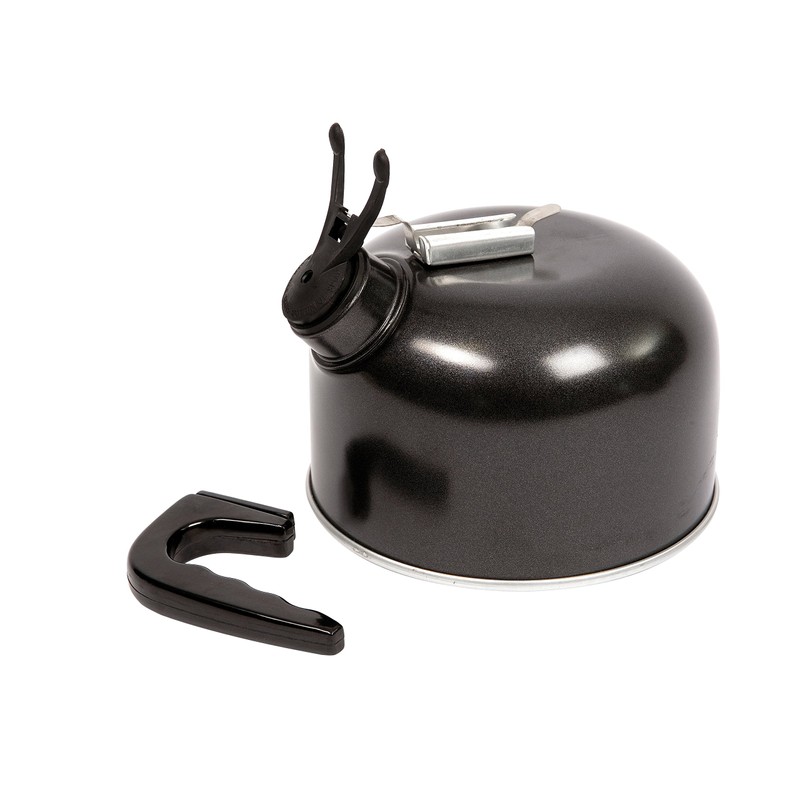 Bo-Camp Compact Aluminium Whistling Kettle 1 Litre