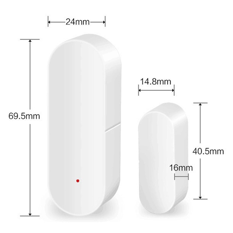 Sarini WiFi Door Sensor Intelligent Window Contact Sensor Wireless Window