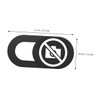 TEHAUX 3PCS Webcam Cover Slide Privacy Stickers for Laptop Tablet