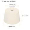 sourcing map Rubber Conical Plug 38 mm to 46 mm