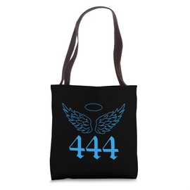 444 Angel Number A Powerful and Spiritual Symbol Tote Bag