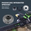 3/8 Inch 6 Teeth Sprocket Replacement Kit for Chainsaws MS170,