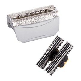 51S Shaver Razor Foil Cutter Blade Fits Compatible with Braun 8000 Series wfs1 wfs2 590cc 5643 5645 8970 8975 8985 8987 Silver (51S)