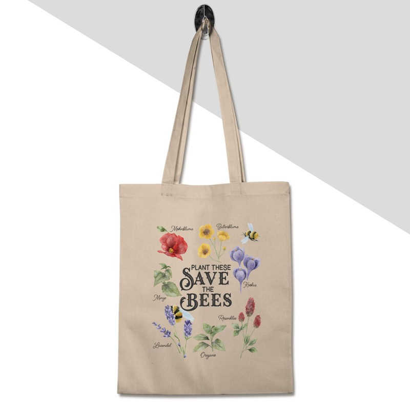 Shirtracer - Cotton Bag - Flowers & Plants - Save