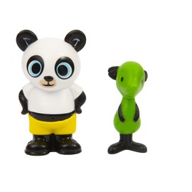 Giochi Preziosi Bing BNG00L02 Set of 2 Mini Figures Pando and Padget in Bright Colours and Right Size for Little Hands, for Girls 18 Months and Above, Multicoloured