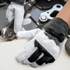 KKOYING 2 Pair Pack Leather Work Gloves, Goatskin Work Gloves,