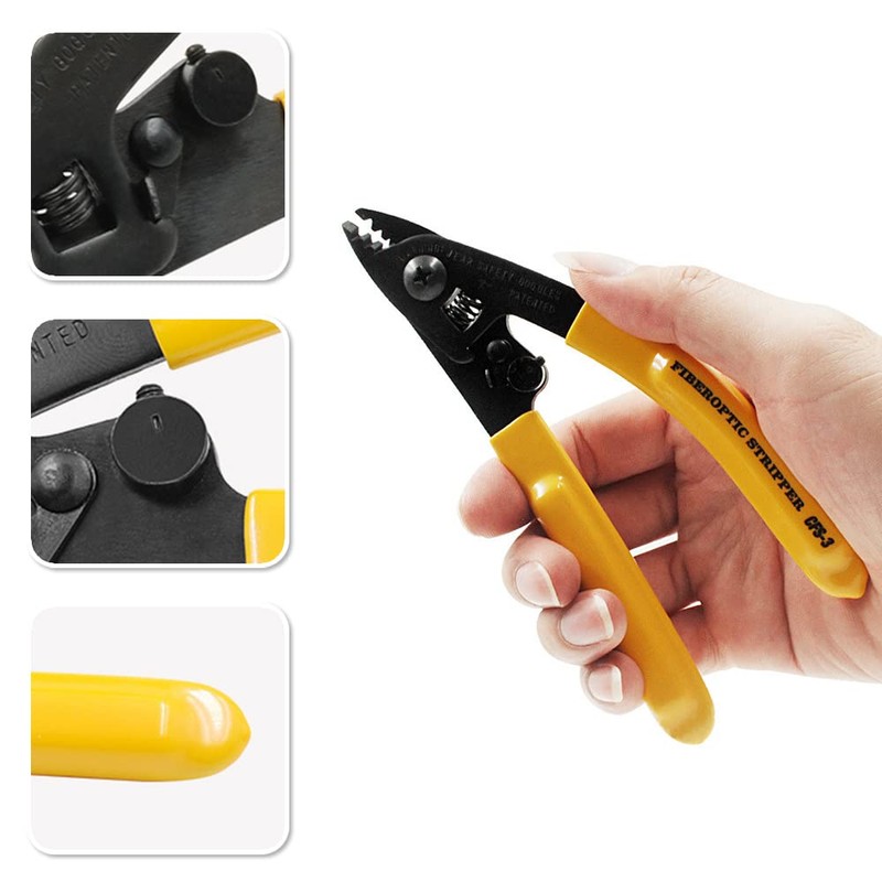 Fibre Optic Cable Stripper Labor Saving Wire Stripper Steel Hole